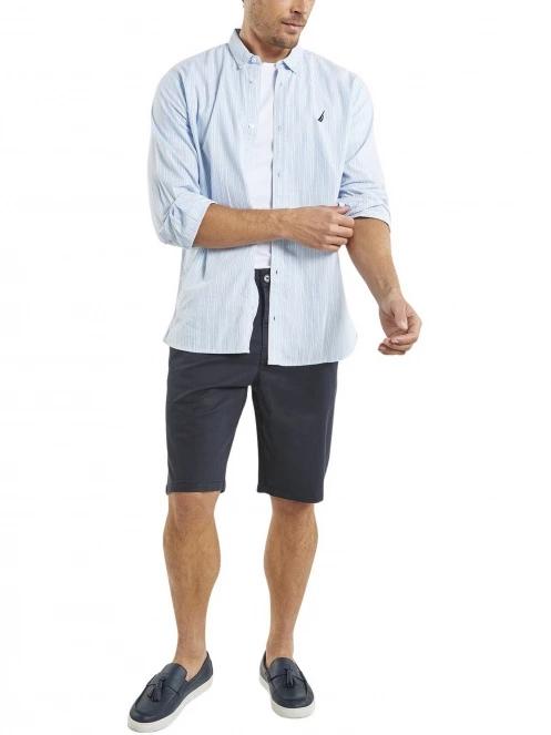 camasa cu maneci lungi pt. barbati Nautica Edmonton LS Shirt albastru deschis 4