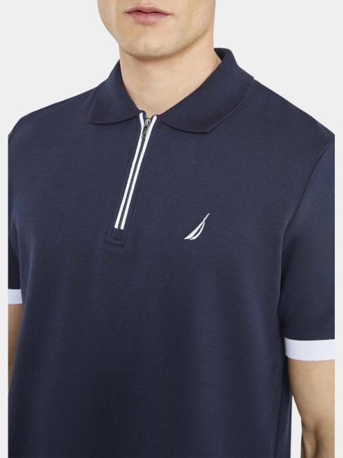 tricou cu guler pt. barbati Nautica Halifax Polo Shirt albastru inchis 4