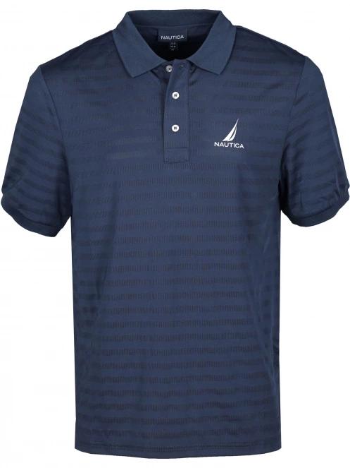 tricou cu guler pt. barbati Nautica Leonard II Polo Shirt albastru inchis 2