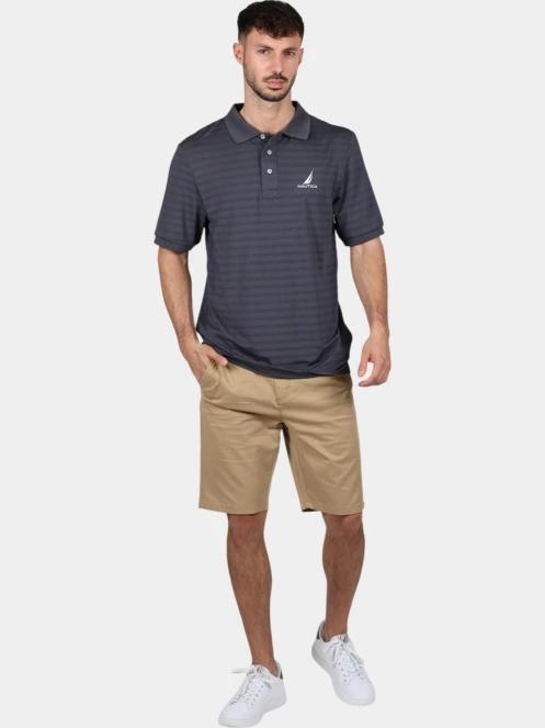 tricou cu guler pt. barbati Nautica Leonard II Polo Shirt gri 5