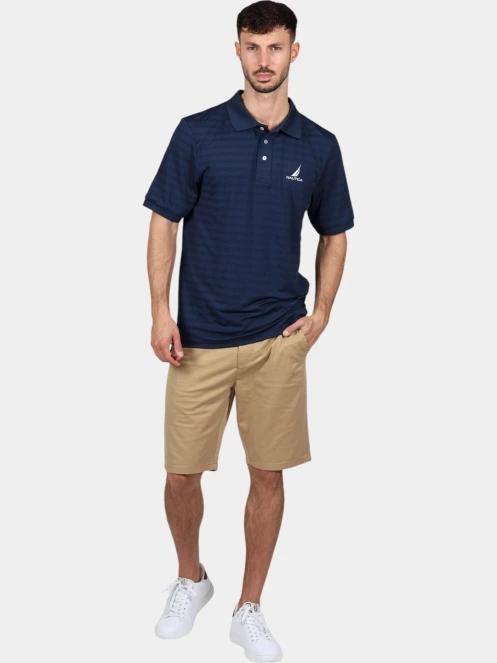 tricou cu guler pt. barbati Nautica Leonard II Polo Shirt albastru inchis 5