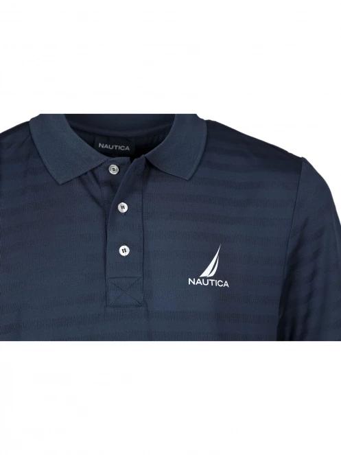 tricou cu guler pt. barbati Nautica Leon 2 Polo Shirt albastru inchis 6