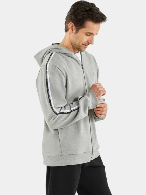 pulover cu gluga pt. barbati Nautica Danaus FZ Hoody gri 2