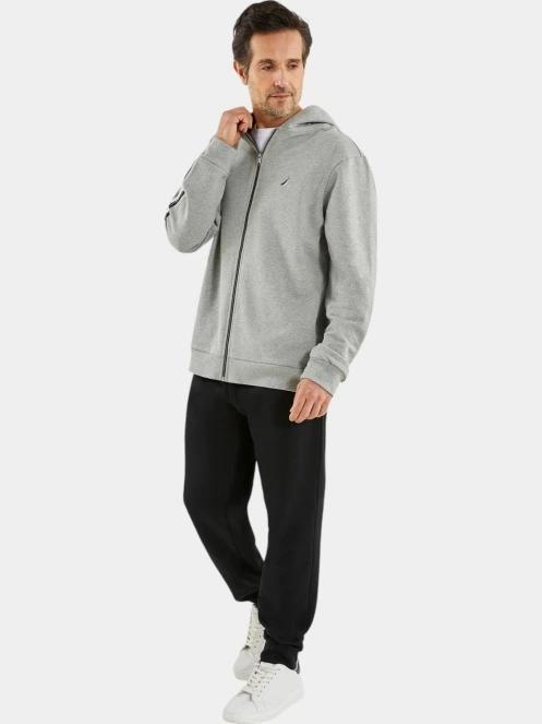 pulover cu gluga pt. barbati Nautica Danaus FZ Hoody gri 5
