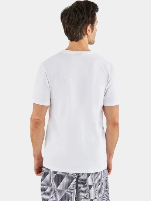 tricou cu maneci scurte pt. barbati Nautica Honley T-Shirt alb 3