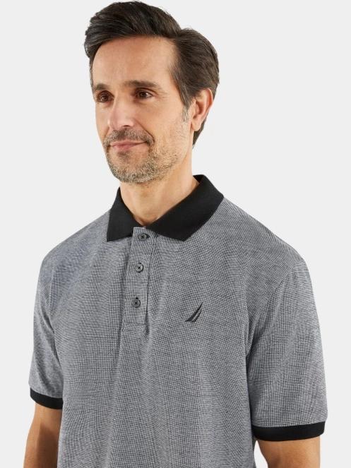 tricou cu guler pt. barbati Nautica Vin Polo Shirt alb 4