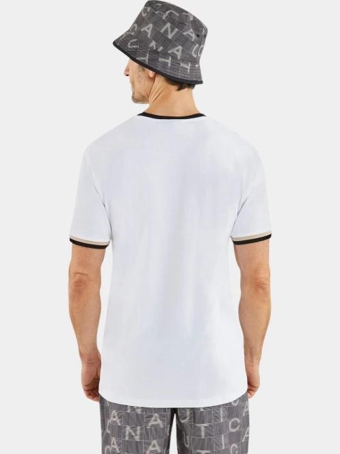 tricou cu maneci scurte pt. barbati Nautica Kemp T-Shirt alb 3