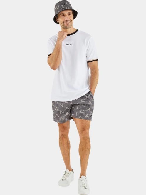 tricou cu maneci scurte pt. barbati Nautica Kemp T-Shirt alb 5