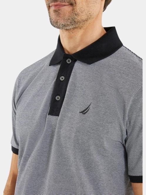 tricou cu guler pt. barbati Nautica Quarry Polo Shirt negru 4