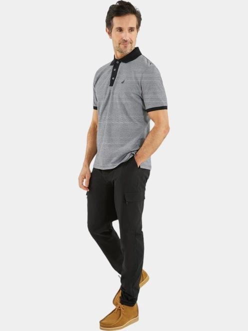 tricou cu guler pt. barbati Nautica Quarry Polo Shirt negru 5