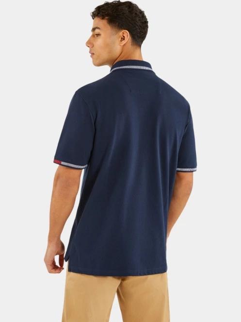tricou cu guler pt. barbati Nautica Ford Polo Shirt albastru inchis 3