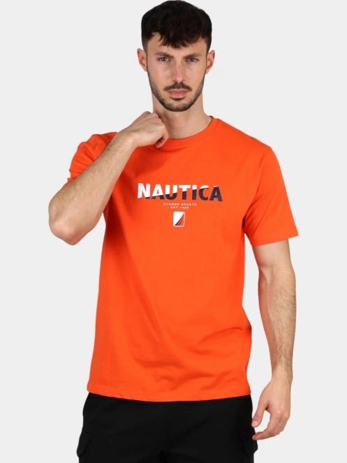 tricou cu maneci scurte pt. barbati Nautica Bruckner T-Shirt portocaliu 2