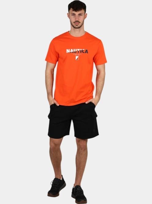 tricou cu maneci scurte pt. barbati Nautica Bruckner T-Shirt portocaliu 6