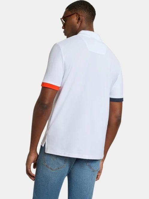 tricou cu guler pt. barbati Nautica Pascal Polo Shirt alb 3