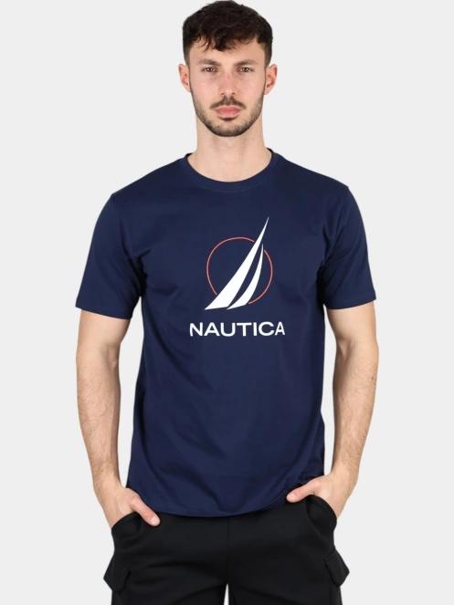 tricou cu maneci scurte pt. barbati Nautica Pollock T-Shirt albastru inchis 2