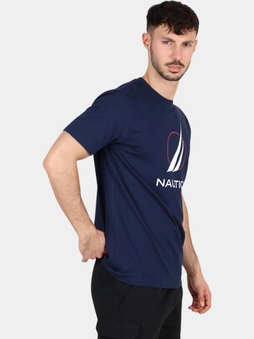 tricou cu maneci scurte pt. barbati Nautica Pollock T-Shirt albastru inchis 5
