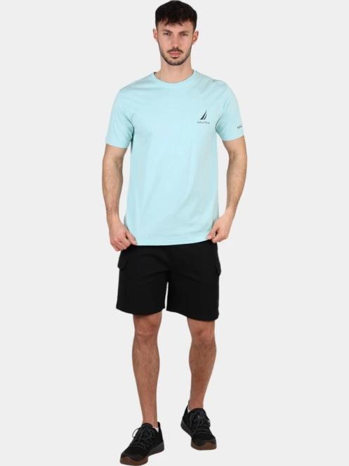 tricou cu maneci scurte pt. barbati Nautica Sergei T-Shirt albastru deschis 6
