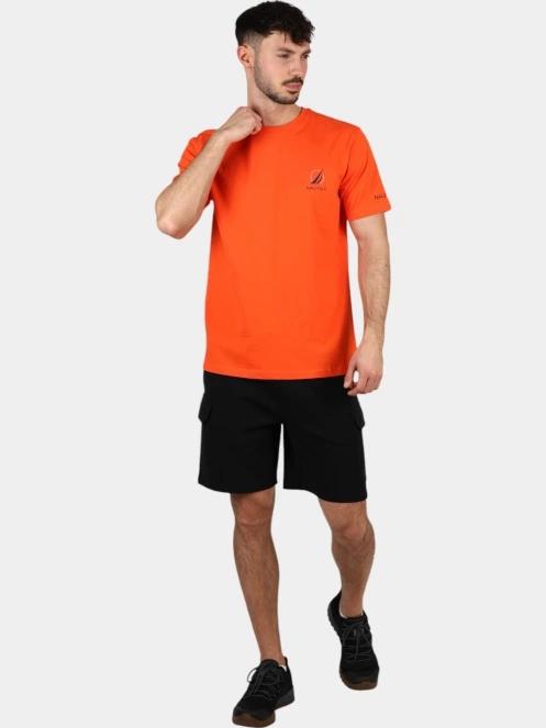 tricou cu maneci scurte pt. barbati Nautica Sergei T-Shirt portocaliu 6