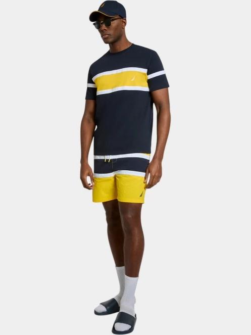 tricou cu maneci scurte pt. barbati Nautica Mikhail T-Shirt albastru inchis 4