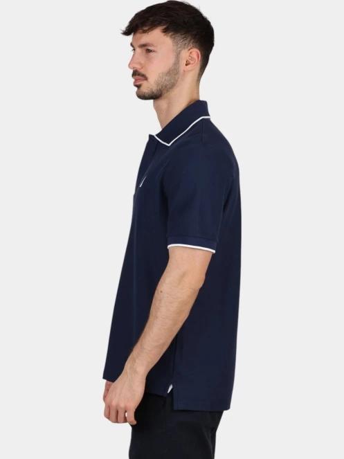 tricou cu guler pt. barbati Nautica Drazen Polo Shirt albastru inchis 3