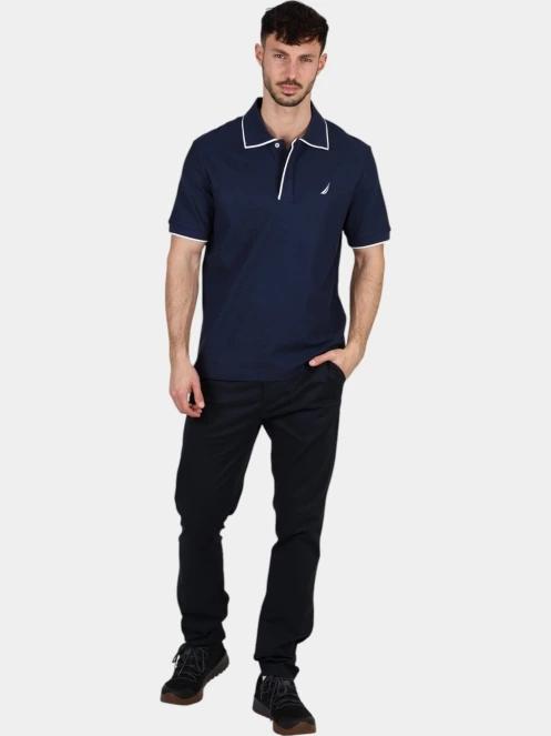 tricou cu guler pt. barbati Nautica Drazen Polo Shirt albastru inchis 6