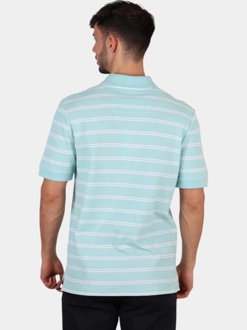 tricou cu guler pt. barbati Nautica Klaus Polo Shirt albastru deschis 4