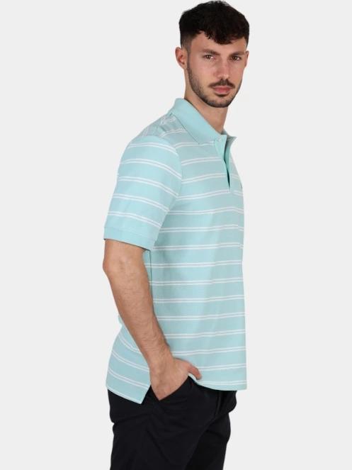 tricou cu guler pt. barbati Nautica Klaus Polo Shirt albastru deschis 5