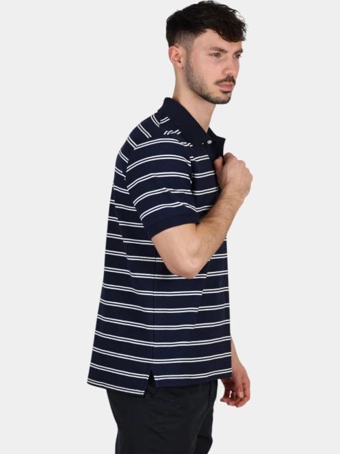 tricou cu guler pt. barbati Nautica Klaus Polo Shirt albastru inchis 5