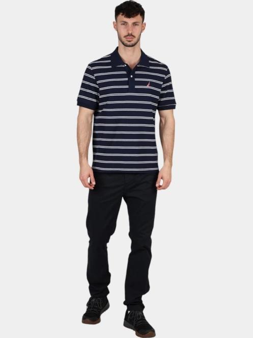 tricou cu guler pt. barbati Nautica Klaus Polo Shirt albastru inchis 6