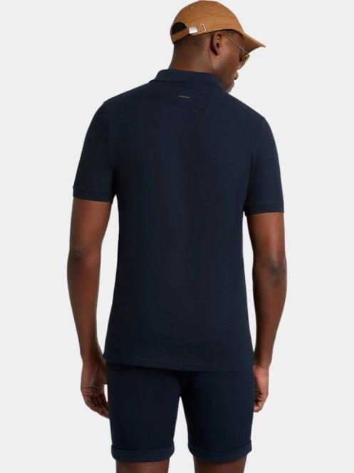 tricou cu guler pt. barbati Nautica Amalfi Slim Fit Polo Shirt albastru inchis 3