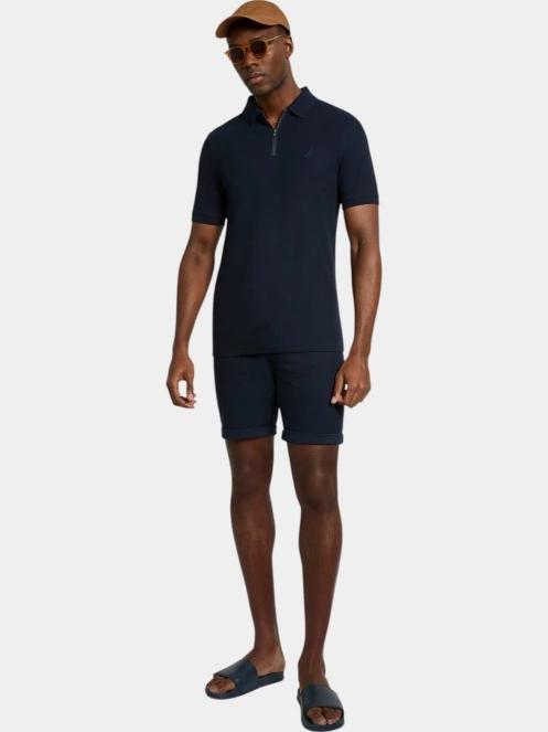 tricou cu guler pt. barbati Nautica Amalfi Slim Fit Polo Shirt albastru inchis 4