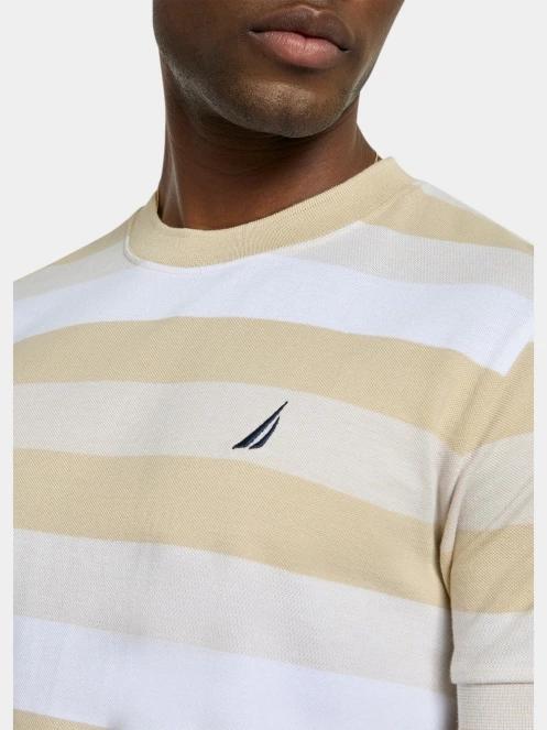 tricou cu maneci scurte pt. barbati Nautica Salvatore T-Shirt nisip 5