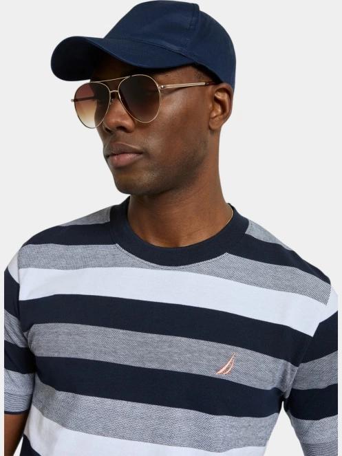 tricou cu maneci scurte pt. barbati Nautica Salvatore T-Shirt albastru inchis 5
