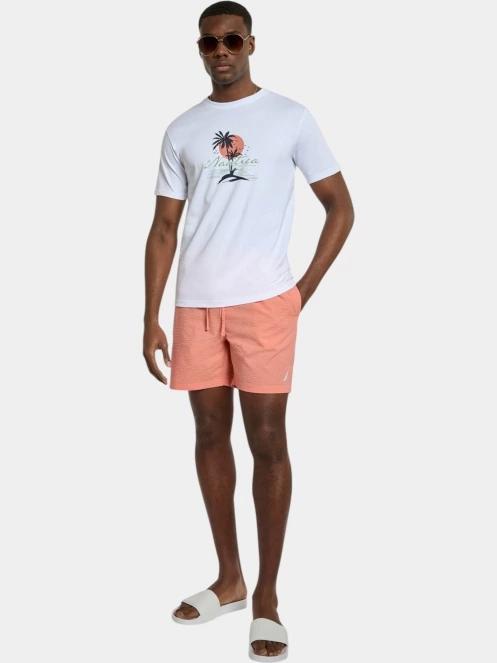 tricou cu maneci scurte pt. barbati Nautica Raphael T-Shirt alb 4