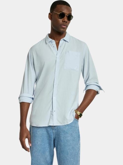camasa cu maneci lungi pt. barbati Nautica Barias Ls Shirt albastru deschis 2