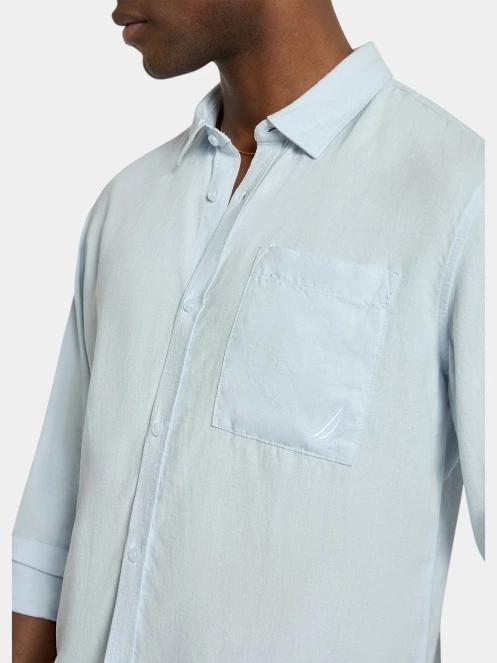 camasa cu maneci lungi pt. barbati Nautica Barias Ls Shirt albastru deschis 5