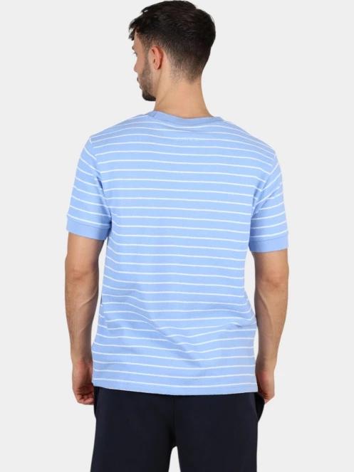 tricou cu maneci scurte pt. barbati Nautica Whitby T-Shirt albastru deschis 4