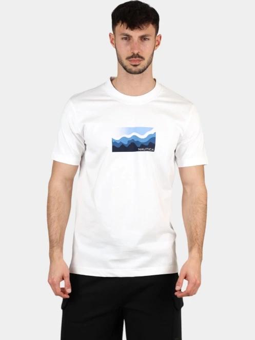 tricou cu maneci scurte pt. barbati Nautica Allington T-Shirt alb 2