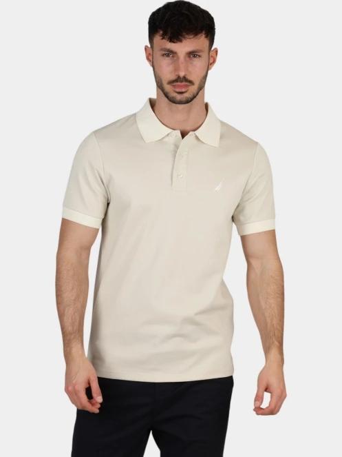 tricou cu guler pt. barbati Nautica Harlyn Slim Fit Polo Shirt nisip 2
