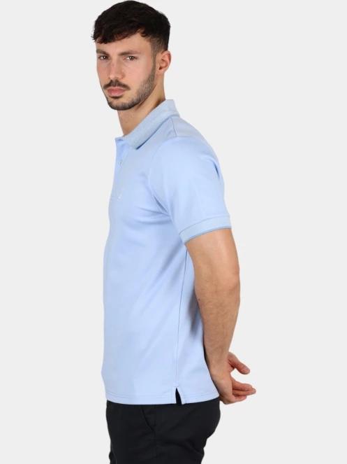 tricou cu guler pt. barbati Nautica Harlyn Slim Fit Polo Shirt albastru deschis 3