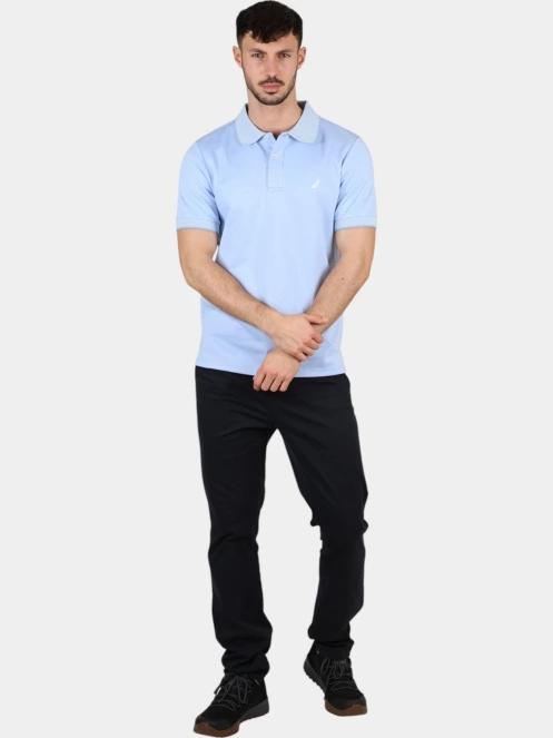 tricou cu guler pt. barbati Nautica Harlyn Slim Fit Polo Shirt albastru deschis 6