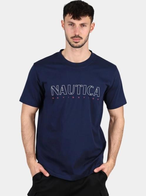tricou cu maneci scurte pt. barbati Nautica Cook T-Shirt albastru inchis 2