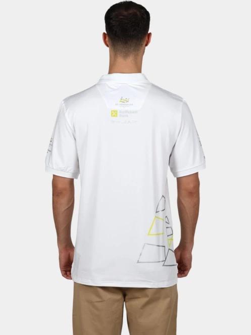tricou cu guler pt. barbati Nautica Leon 3 Polo Shirt alb 4