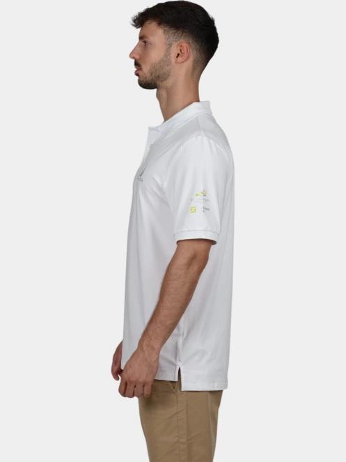 tricou cu guler pt. barbati Nautica Leon 3 Polo Shirt alb 5