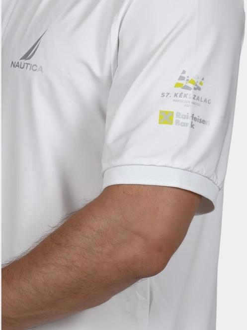 tricou cu guler pt. barbati Nautica Leon 3 Polo Shirt alb 8