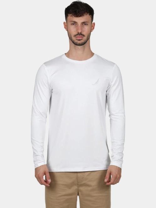 tricou cu maneci lungi pt. barbati Nautica Lionel LS T-Shirt alb 2