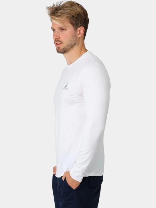 tricou cu maneci lungi pt. barbati Nautica Lionel Long Sleeve T-Shirt alb 3