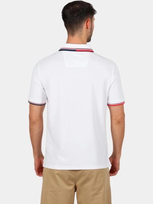 tricou cu guler pt. barbati Nautica Atabay Polo Shirt alb 5