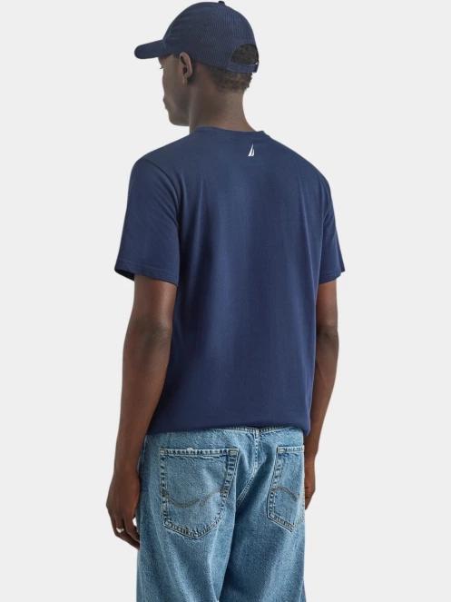 tricou cu maneci scurte pt. barbati Nautica Koa SS T-Shirt albastru inchis 3