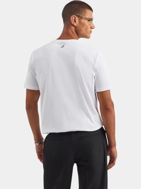 tricou cu maneci scurte pt. barbati Nautica Koa SS T-Shirt alb 3